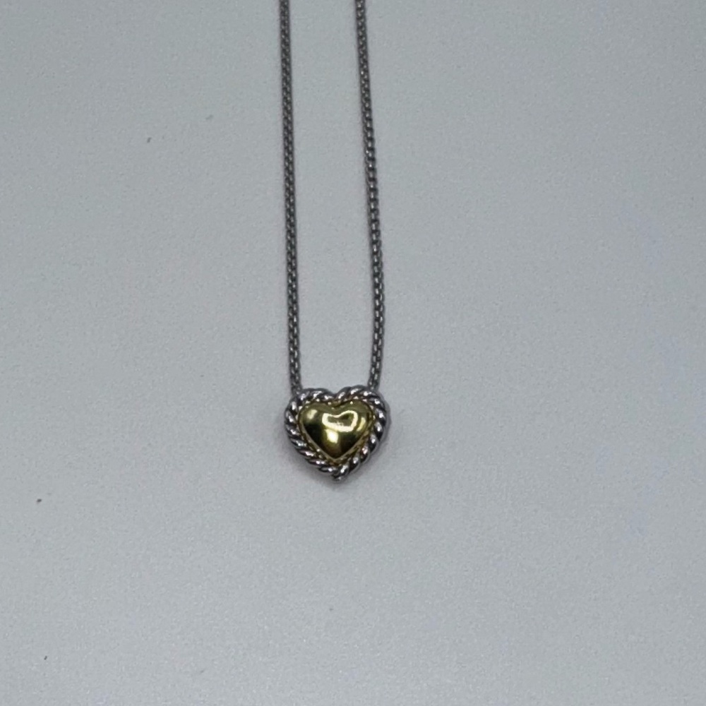 David Yurman Cable Heart Necklace - Picture 7 of 9